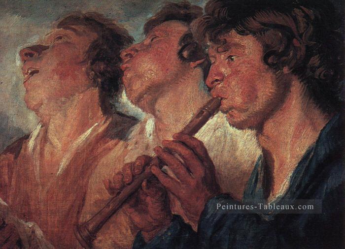 Les musiciens itinérants du baroque flamand Jacob Jordaens Peintures à l'huile